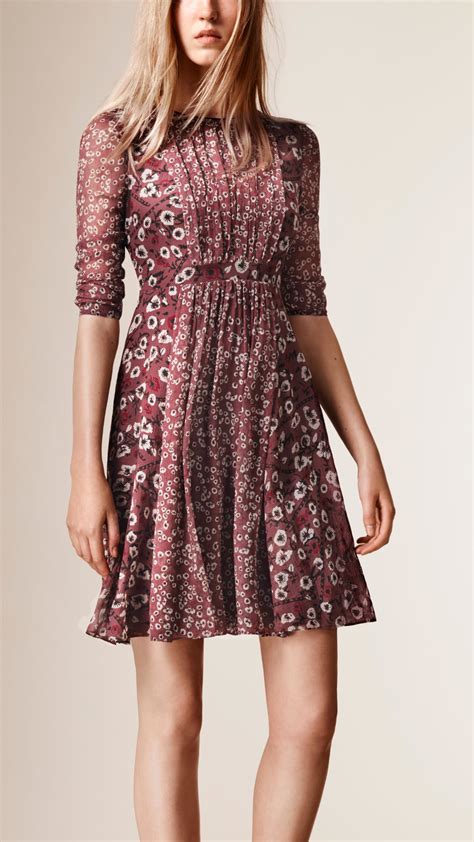 womens burberry floral duster|burberry dresses for women.